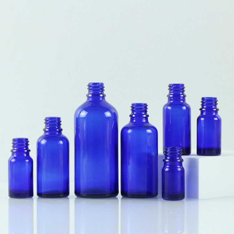 Cobalt Blue Boston Round Glass Bottles - Buy cobalt blue glass bottle